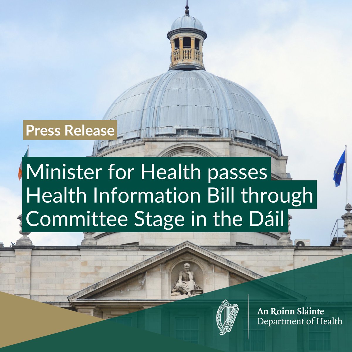 The Health Information Bill provides for the establishment of electronic health records for all patients in Ireland as well as enhancing patient access to their own health data and ensuring the appropriate sharing of health information for direct care.

gov.ie/en/department-…