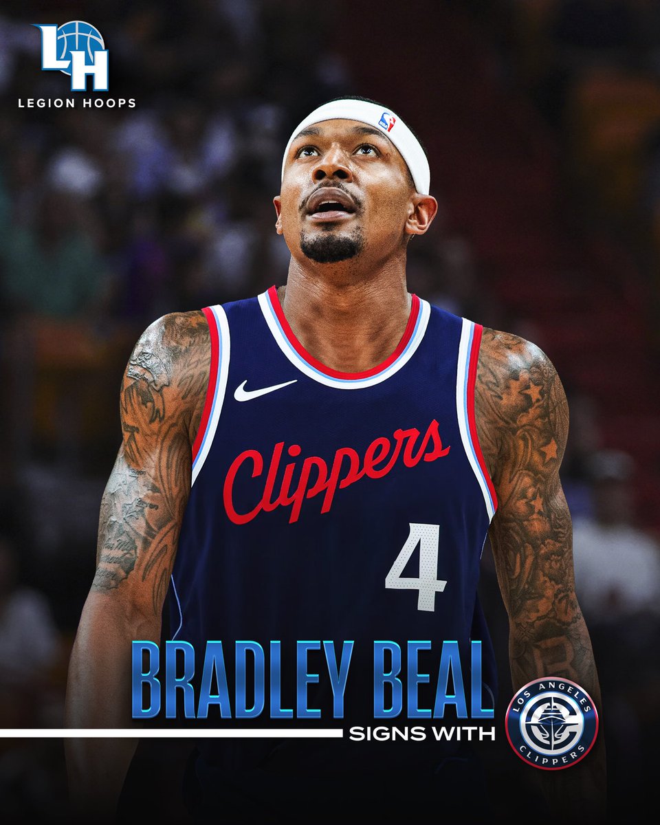 BREAKING: Bradley Beal is headed to the Los Angeles Clippers after agreeing to a buy-out with the Suns