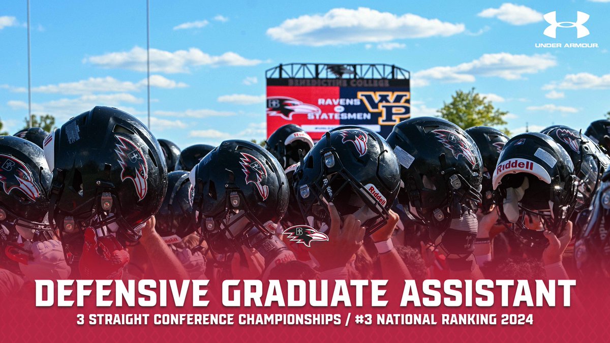 We are seeking a defensive GA for this fall! Apply below. #UnleashGreatness 

Apply: recruiting.paylocity.com/recruiting/job…