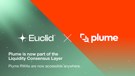 Euclid Protocol (@euclidprotocol) on Twitter photo It is official 🎊
<a href="/plumenetwork/">Plume - RWAfi Chain</a> Real World Assets are now accessible from 50+ networks via Euclid's Liquidity Consensus Layer!
A short thread 🧵 It is official 🎊
<a href="/plumenetwork/">Plume - RWAfi Chain</a> Real World Assets are now accessible from 50+ networks via Euclid's Liquidity Consensus Layer!
A short thread 🧵
