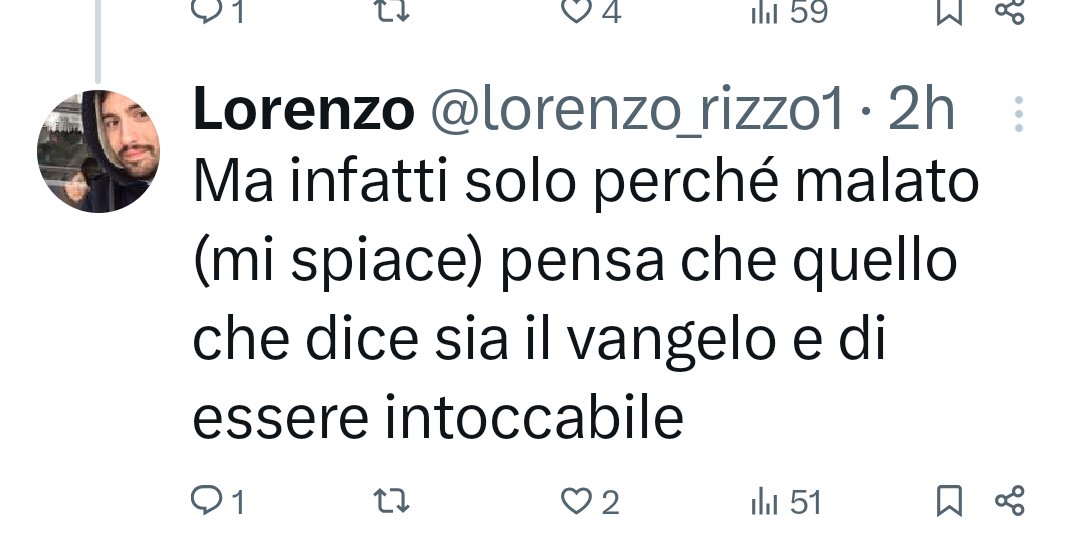 StefanoVerbania's tweet image. Non posso accettare che questo sia un pensiero possibile, per cui sto per la prima volta pensando seriamente di lasciare questo social. La cosa che non farei mai è sfruttare la mia situazione per avere dei vantaggi, in qualsiasi modo.
Mai stato così avvilito! 🤬🤬