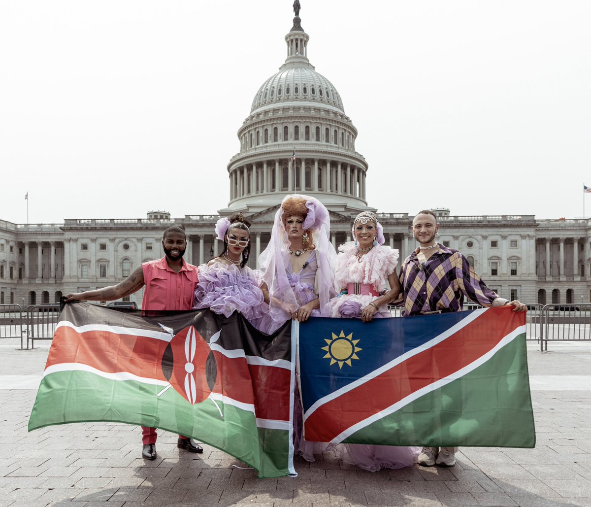 omarvanreenen's tweet photo. Today is International Drag Day. In our movement, we know that drag is at the heart of our fight for civil rights across Africa. This is more than a performance, but an act of political resistance. And personally, drag has helped me carve out space for understanding my identity. https://t.co/xIfQzBk880