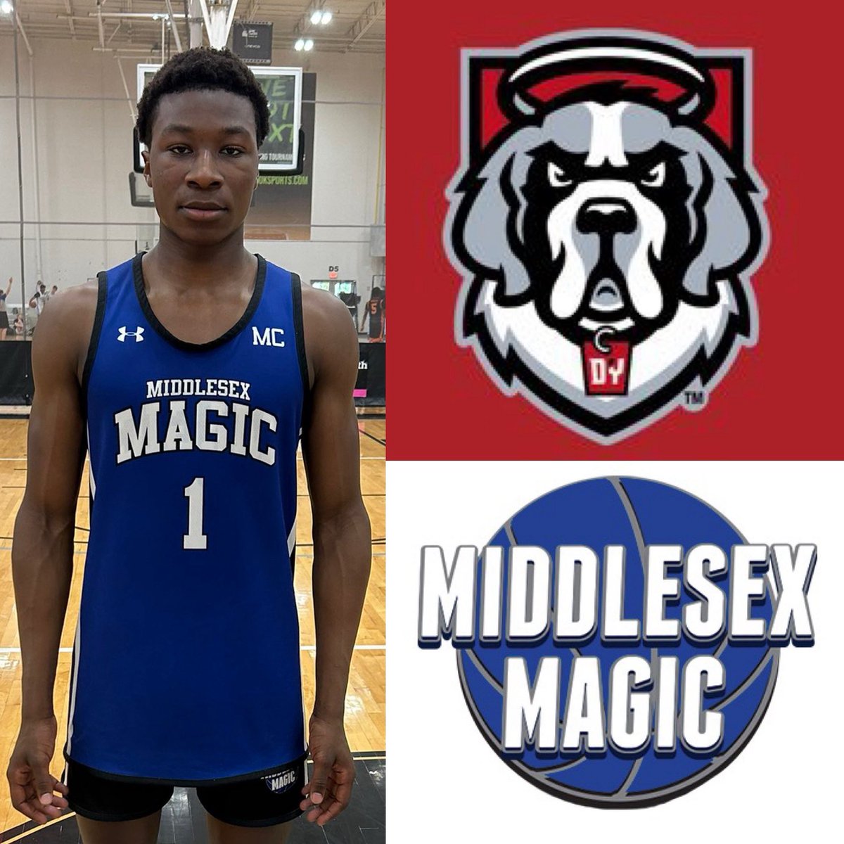 Congratulations to Magic and Dexter Southfield 2026 Lateef Afolabi on receiving a scholarship offer from D’Youville! #MagicFamily