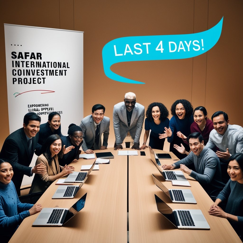 SaysonOfficial's tweet image. ⏳ LAST 4 DAYS to join SAFAR International Coinvestment Project! Learn how halal investments grow your wealth through ethical ventures. Don’t miss this rare chance—secure your future now! 🌍📈 

📌JOIN HERE 👇 👇👇
sidrastart.com/project/c057cc…

@maljefairi @noumanmh @sidrachain