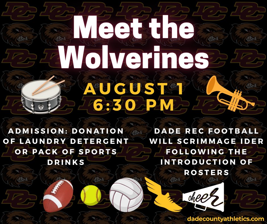 Save the Date: August 1 - Meet the Wolverines 2025!