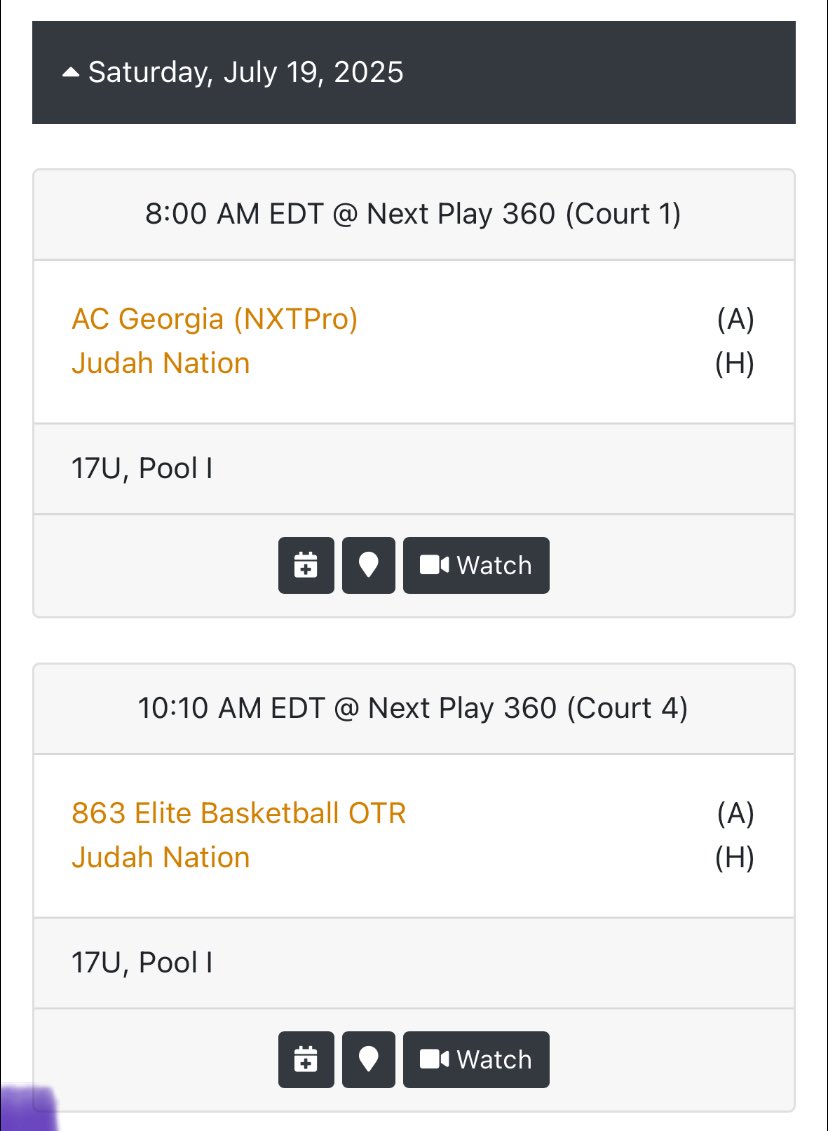 GabrielParks26's tweet image. Schedule this Weekend at the @OntheRadarHoops Power 24 Live period. Playing with @TeamJudahNation! 📍Marietta, GA. Gym - Next Play 360
