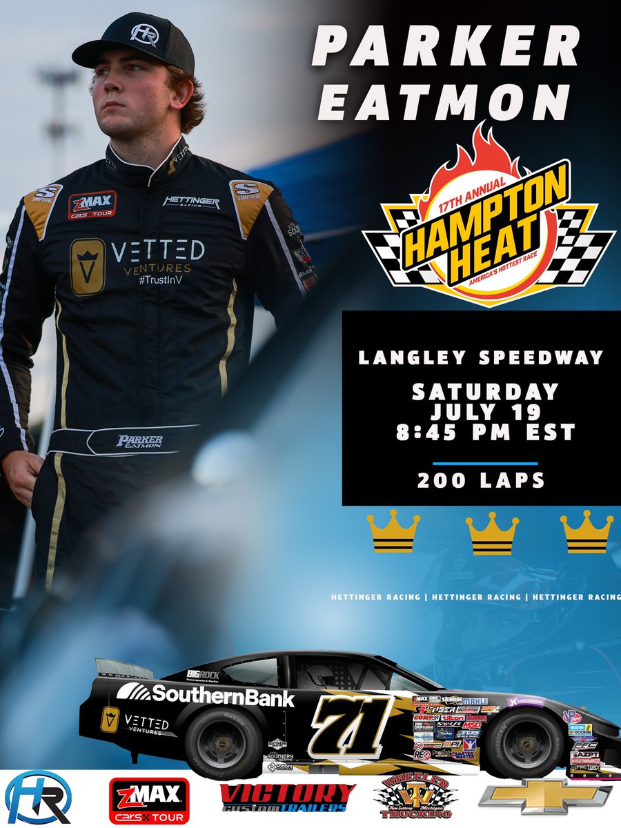HettingerRacing's tweet image. Second race of the Triple Crown is a go!
@EatmonParker