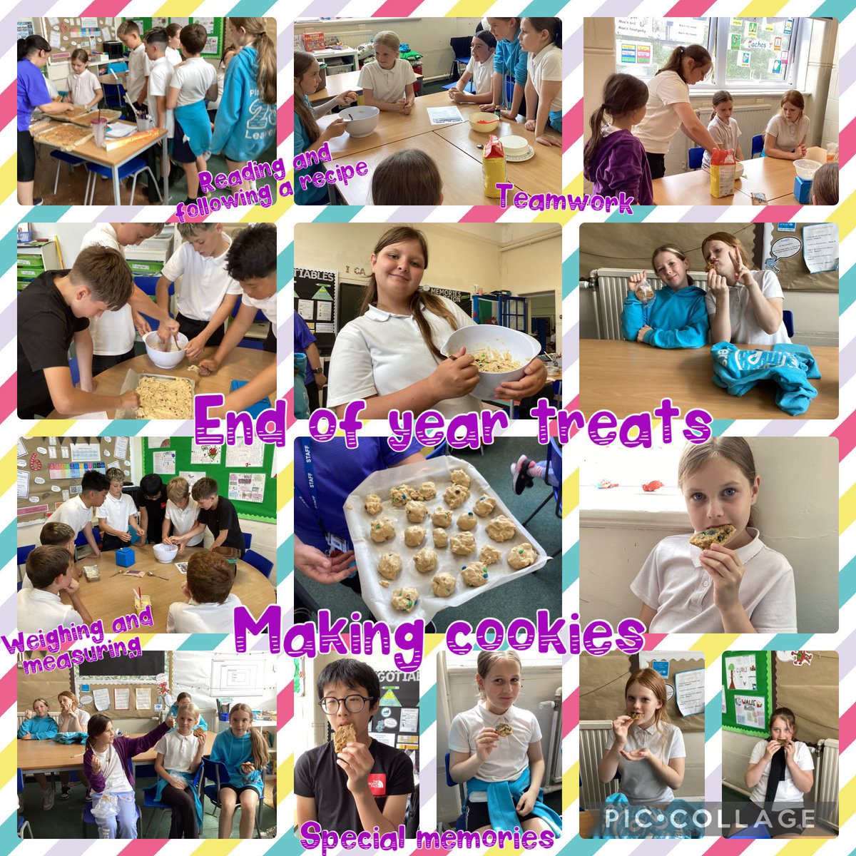 PlasnewyddPS's tweet image. Year 6 in @Plasnewydd_AUR have enjoyed making cookies this afternoon! Some fantastic teamwork shown as they worked their way through the recipe. Looks like we have some budding chefs! @CSC_Wellbeing @CSCJES @csc_stem