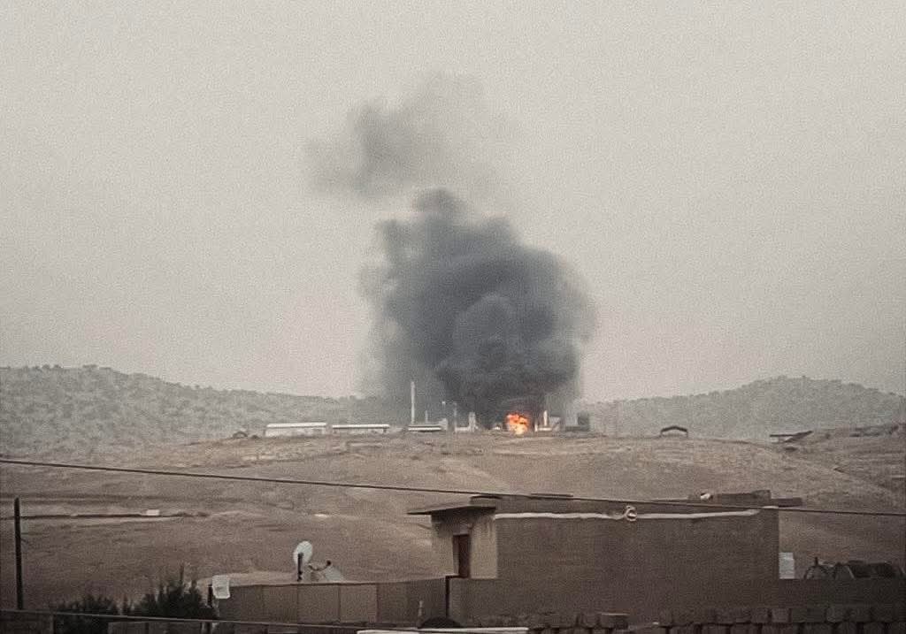Tammuz_Intel's tweet image. Another drone attack targets the American Hand Oil Co oil field in Ba'dara, Sheikhan district, Duhok, in Kurdistan region, resulting in material damage but no human losses.