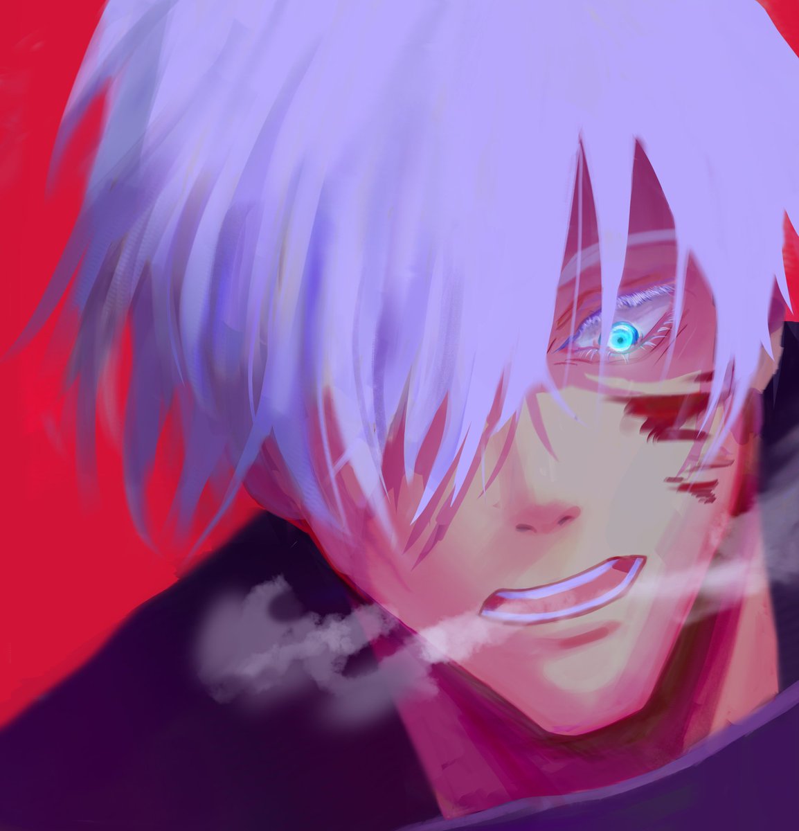 Ridam7z's tweet image. painting #Gojo is fun at times
not always tho cus he's so hard to paint😭😭
#jjk #GojoSatoru #JujutsuKaisen #sukuna