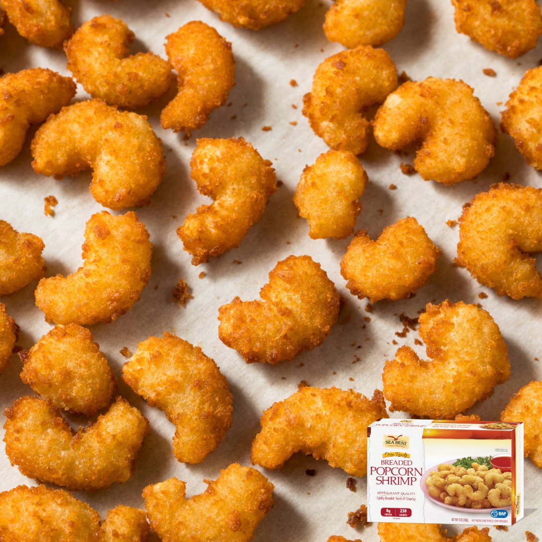 SeaBestSeafood's tweet image. Crispy, poppable, and packed with flavor 🍤✨
Our Sea Best Popcorn Shrimp are the ultimate snack or mealtime treat...once you start, you won’t stop!
#SeaBest
