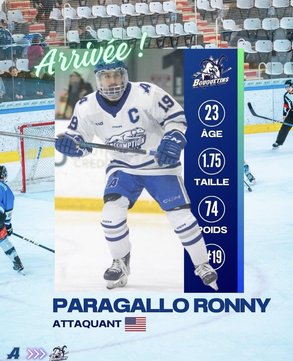 Congratulations to former Husky Ronny Paragallo ‘21 who signed his first professional contract to play in France! #HuskyNation #ProHockey