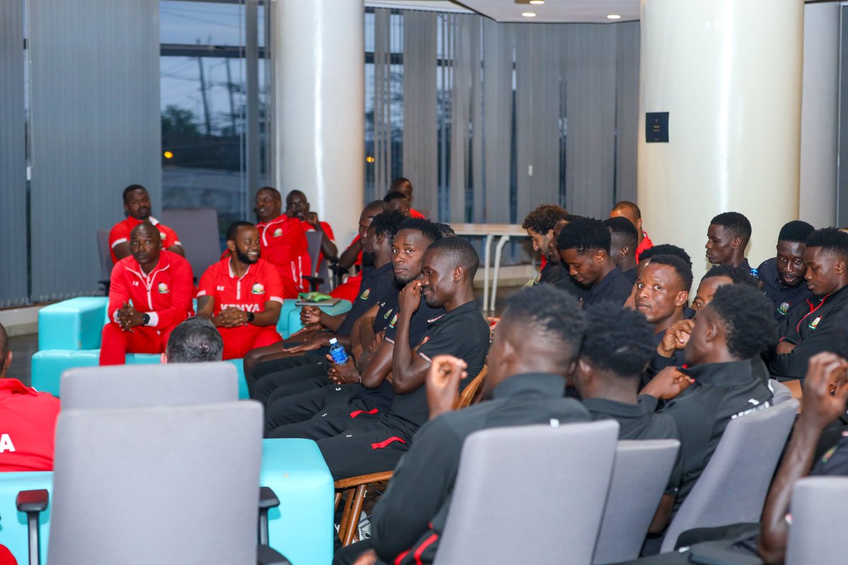 I accompanied Sports CS H.E. H.E. Salim Mvurya and PS Elijah Mwangi to the Harambee Stars camp once again - this time to check on the welfare of the players and ensure everything is in place as the team continues preparations for #CHAN2024

We are grateful for the Government’s