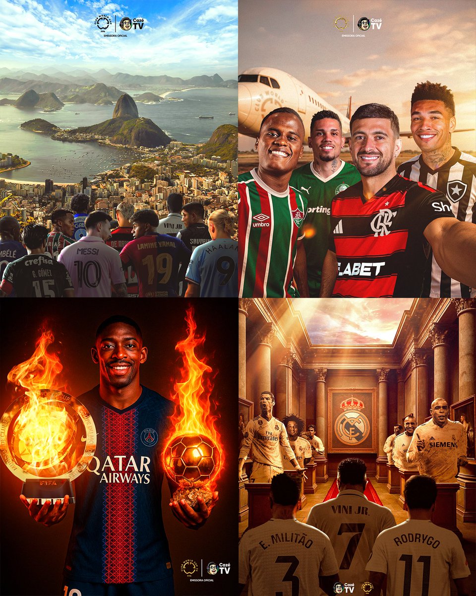 _raelcostaa's tweet image. FIFA Club World Cup | @CazeTVOficial
Algumas das artes que produzi para as redes da emissora oficial da maior competição de clubes do mundo.
Projeto completo: behance.net/gallery/230441…