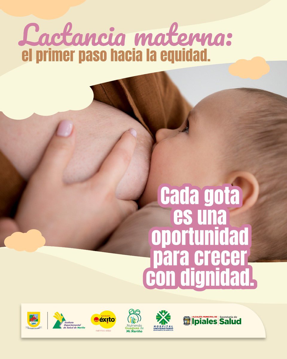 Cada gota de leche materna es una oportunidad para crecer y vivir con bienestar. 

Amamantar reduce brechas y defiende el derecho de una infancia sana y con oportunidades desde el nacimiento. 🥰

#Lactatón 
#IDSNEstáContigo