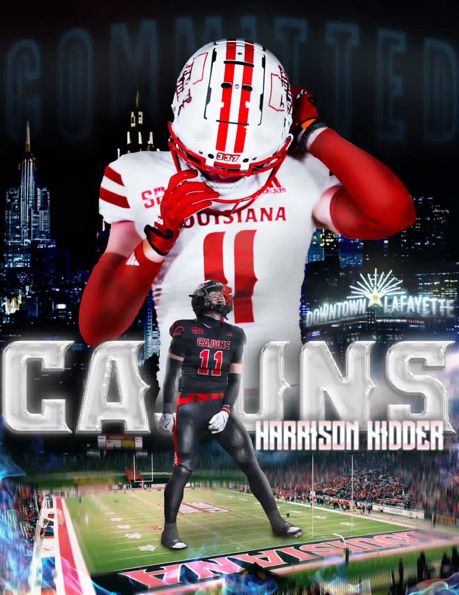 Committed 🌶️‼️<a href="/RaginCajunsFB/">Louisiana Ragin’ Cajuns® Football</a>