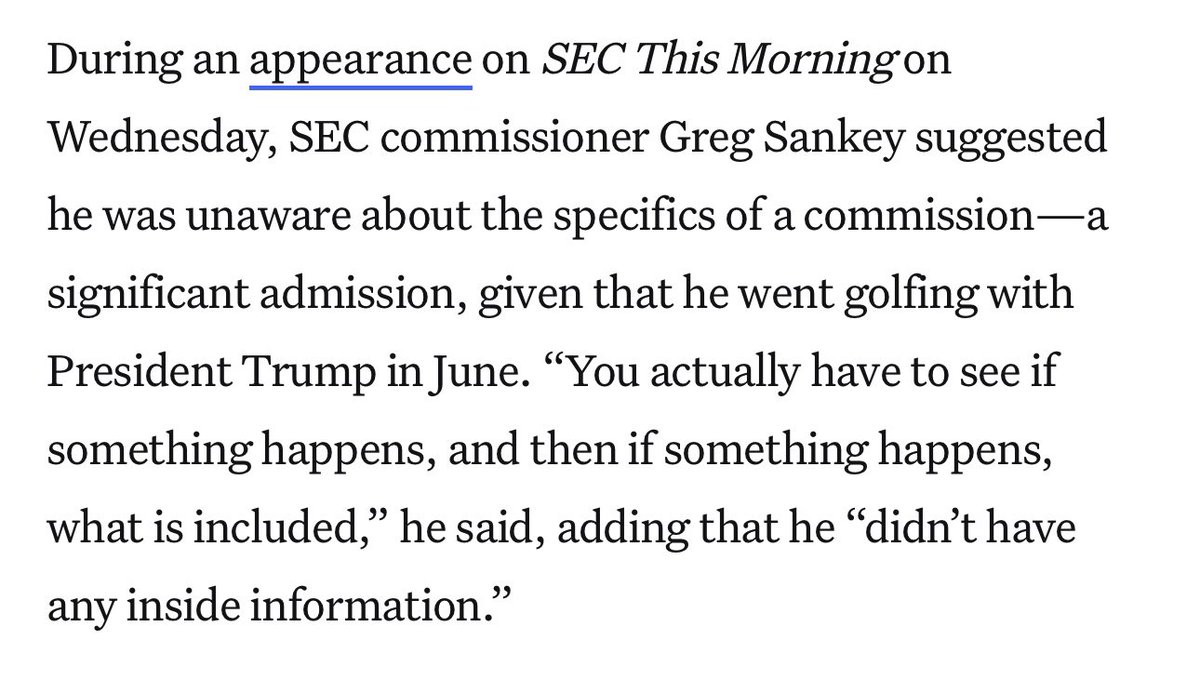 Confirmation that the Trump administration is working on an executive order related to college athletics/NIL.