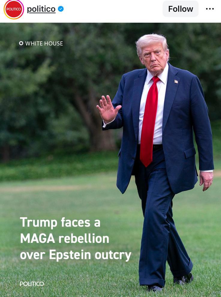 پرونده #بچه_بازی #ترامپ داره ساعت بساعت داغ تر میشه. دیگه کاری موند که این #تبهکار_شیاد نکرده باشه ؟ ساعت بساعت اسناد و عکس ها و فیلم های بیشتری از مشارکت این #تبهکار در دایره بچه بازی #اپستاین در میان. هنوز هم هستند کسانی که این #کلاش را #ناجی_ایران میبینند؟
#JeffreyEpstein