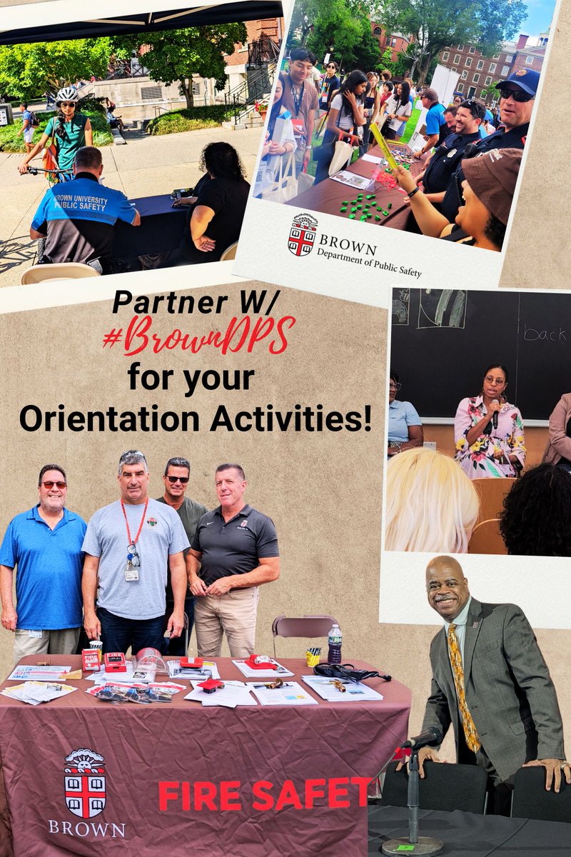 🎓 Planning orientation events?#BrownDPS is here to collab &amp; engage w/ you! 🫱🏿‍🫲🏻

Whether you're organizing:
✅ Orientation panels
✅ Safety training 
✅ Personalized self-defense courses

…we’re ready to work w/ you to make it happen!

📩 Let’s connect: bit.ly/4emiwga