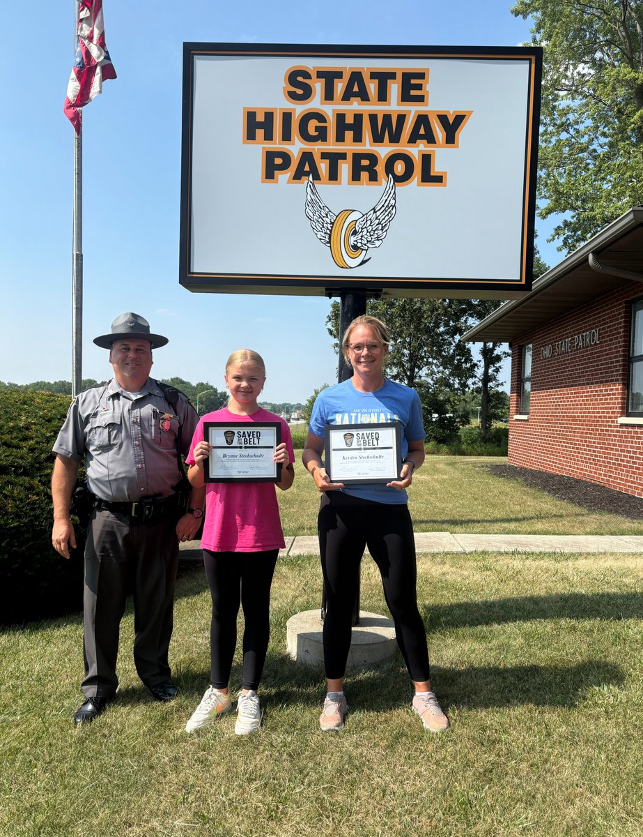 OSHP_NWOhio's tweet image. Listen as WLIO speaks with two Putnam County residents who were recognized by the Ohio State Highway Patrol for wearing their safety belts, a decision that ultimately saved their lives.
hometownstations.com/news/allen_cou…