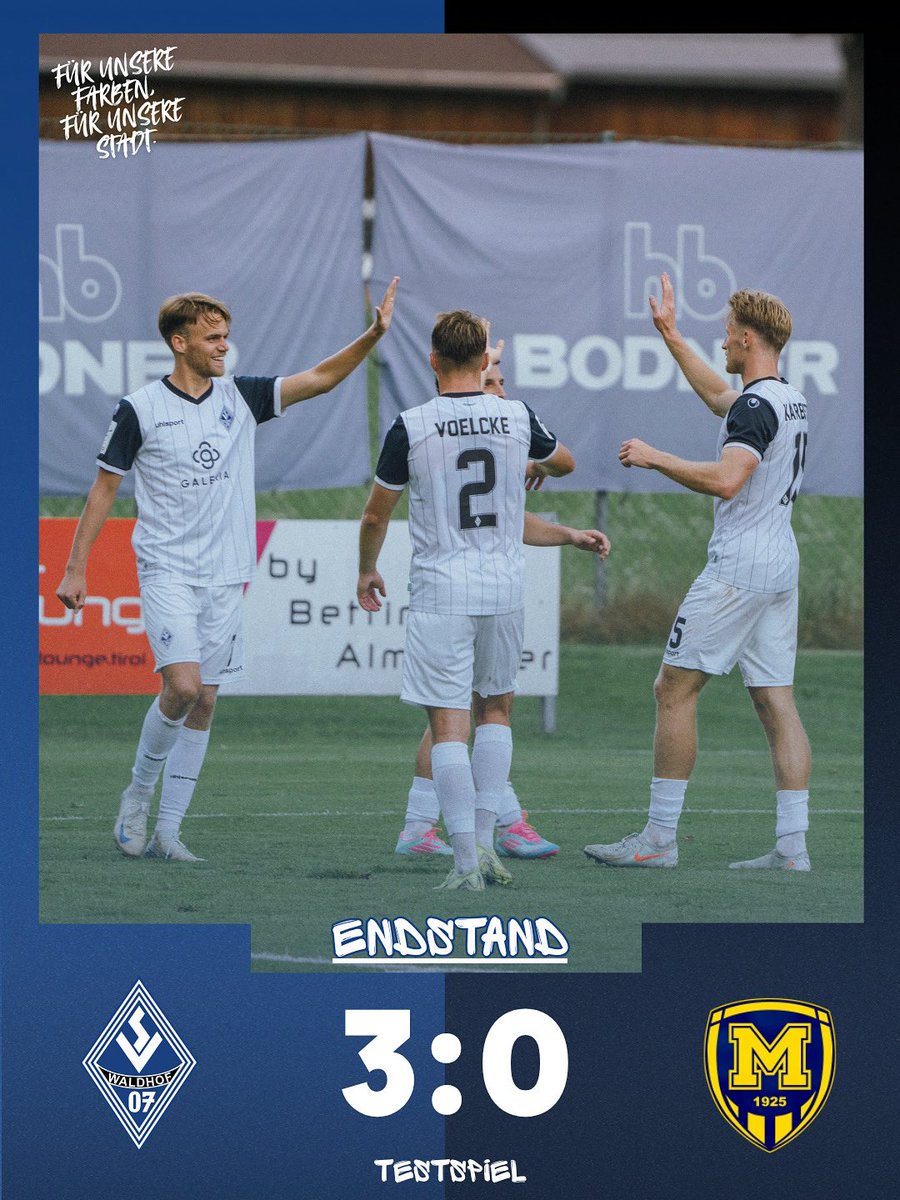 Testspiel-Sieg gegen Metalist ☑️ 
Tore: Lohkemper, Karbstein, Ferati