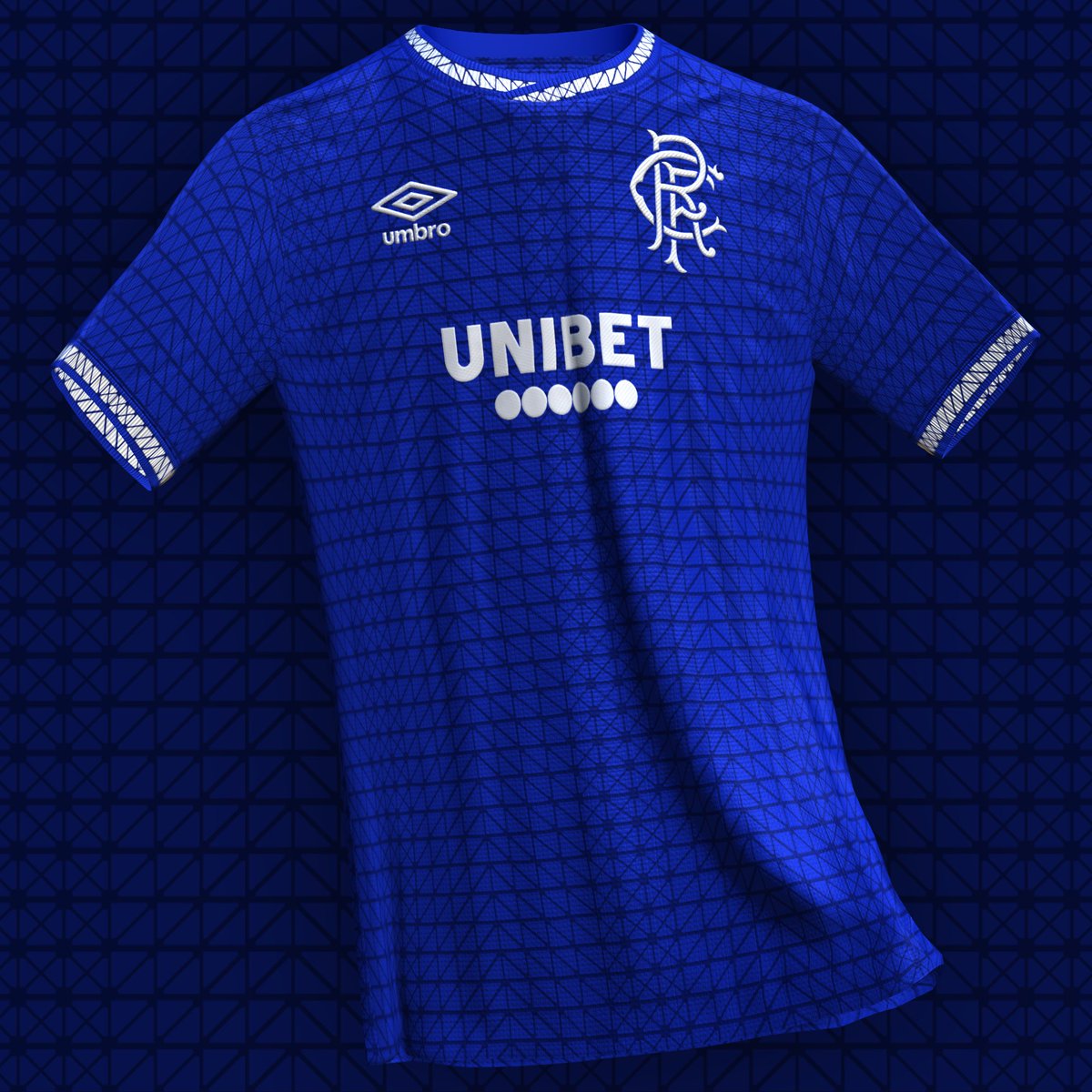 Concept Rangers Kits (@rangerskits) on Twitter photo 🔵 Built From Ibrox 🔵
A concept Rangers Umbro home kit inspired by the architectural heritage of Ibrox!
This design features a graphic of the iconic cross pattern from the Bill Struth Main Stand across the full shirt.
Thanks to <a href="/g4ryw4lker/">Gary Walker</a> for the awesome Raskin mockup! 🔵 Built From Ibrox 🔵
A concept Rangers Umbro home kit inspired by the architectural heritage of Ibrox!
This design features a graphic of the iconic cross pattern from the Bill Struth Main Stand across the full shirt.
Thanks to <a href="/g4ryw4lker/">Gary Walker</a> for the awesome Raskin mockup!