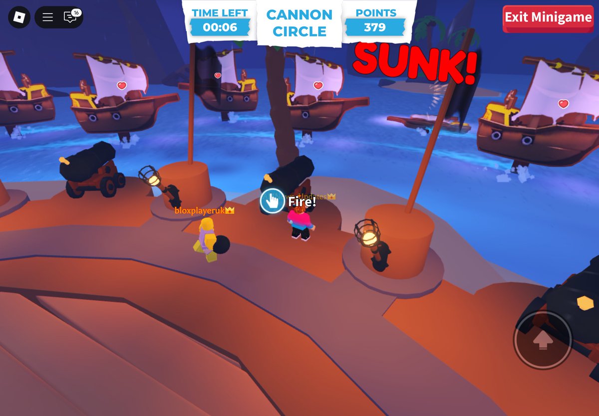 AMNews_Updates's tweet image. A new Summer Minigame was play tested! It’s called ‘Cannon Circle’ and the aim is to sink ships by shooting cannons! 🏴☠️😁
But krakens will be in the way, and you will have to kill them to get a higher score! 🐙
Are you excited to play this minigame? 🤔