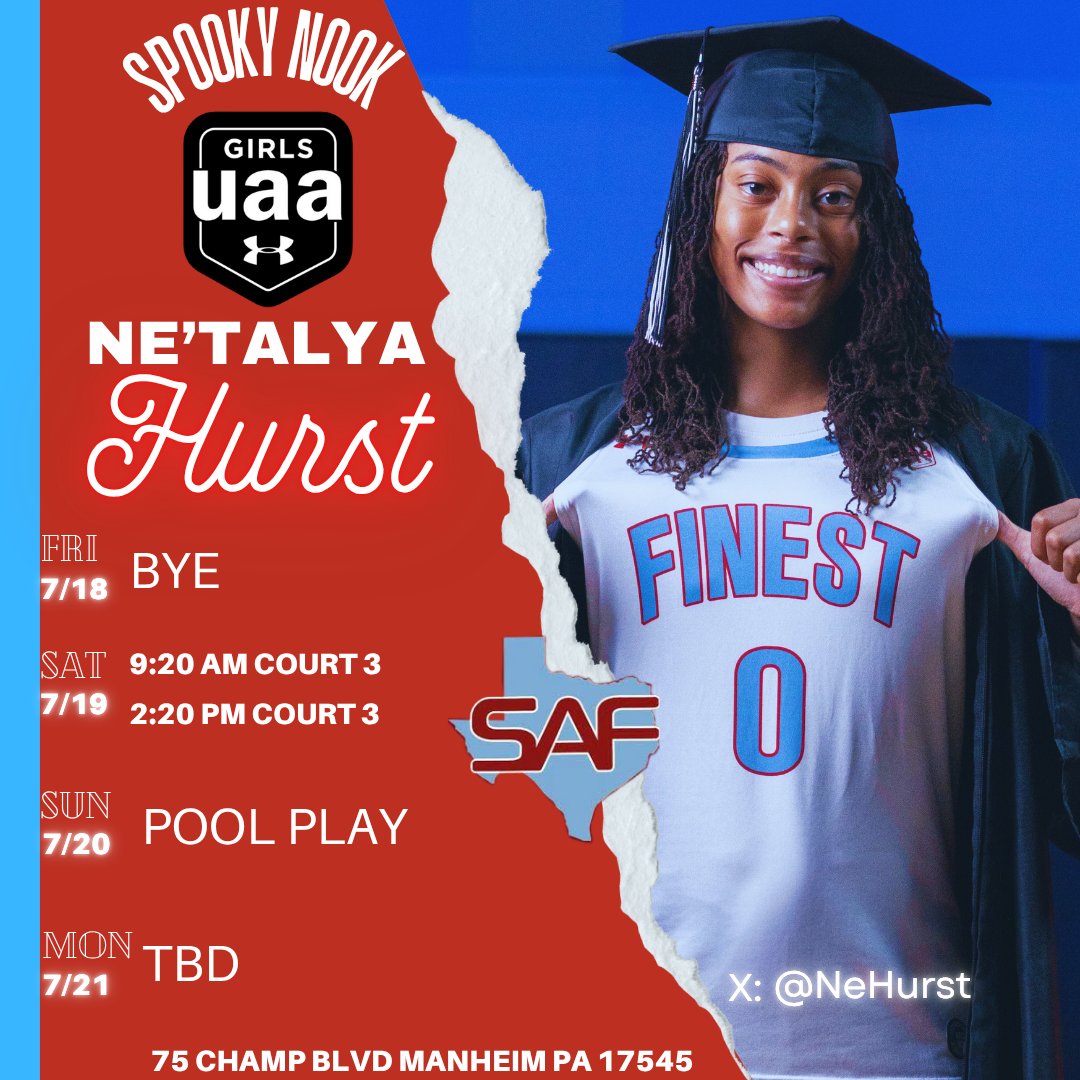 Ne’talya Hurst (@nehurst) on Twitter photo It’s hard to put into words what this final AAU run means to me. 🥹💙
I am truly thankful to finish it out with <a href="/SAFinestbball/">SA Finest Basketball</a>, an organization that believed in me and helped me grow on and off the court. So many memories, so much growth. Wishing all the 2026s the best ❤️🏀 It’s hard to put into words what this final AAU run means to me. 🥹💙
I am truly thankful to finish it out with <a href="/SAFinestbball/">SA Finest Basketball</a>, an organization that believed in me and helped me grow on and off the court. So many memories, so much growth. Wishing all the 2026s the best ❤️🏀