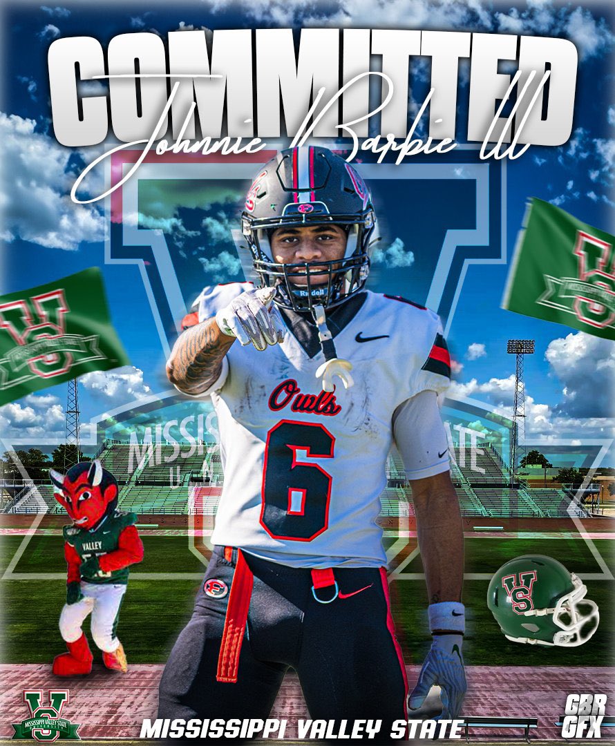Committed ‼️<a href="/MSValleyFB/">MVSU Football</a> <a href="/MVSUDevilSports/">Mississippi Valley State Athletics</a> <a href="/CoachArlo/">Coach Arlo Henderson</a>