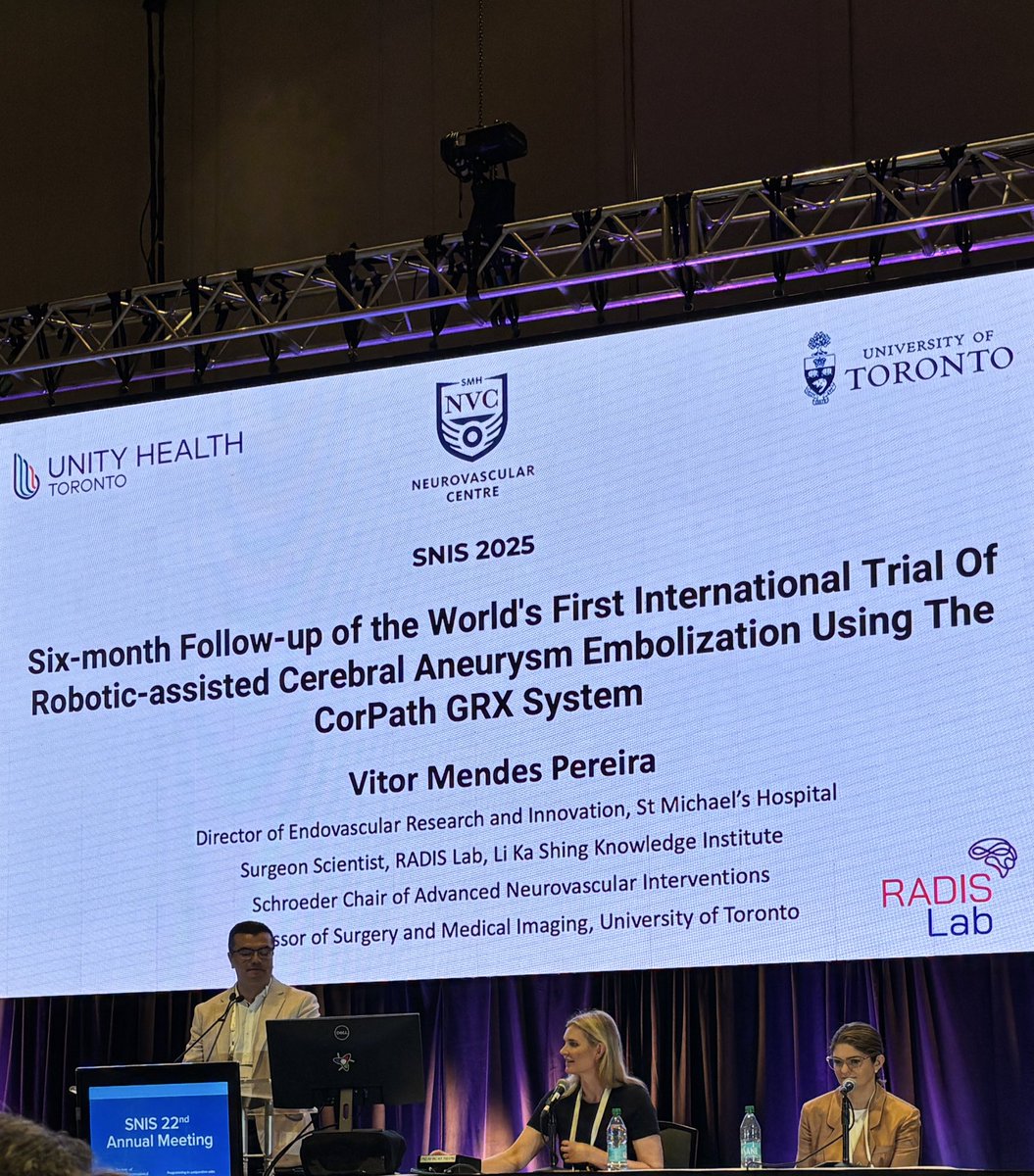 Neurovascular Center @ St. Michael's Hospital (@smhneurovasc) on Twitter photo NeuroIR division head <a href="/vitorpereiracan/">Vitor Mendes Pereira</a> <a href="/RADIS_lab/">RADIS lab</a> presenting on the long term outcomes of aneurysms treated with the 🤖 #SNIS2025 @SNISInfo <a href="/esmintsociety/">ESMINT Society</a> <a href="/cvsection/">CV Section</a> <a href="/fcalbuquerque51/">Felipe C. Albuquerque</a> <a href="/dr_mchen/">Michael Chen, MD</a> <a href="/DanniDiestro/">Dr. DiestroKE</a> <a href="/MattAmansMD/">Matthew Amans</a> <a href="/ducruetaf/">Andrew Ducruet</a> <a href="/MattFusco_MD/">Matt Fusco</a> <a href="/DrAltschul/">Dorothea Altschul MD FAHA FSVIN</a> @cruzcerebri <a href="/niko_mou/">Niko Mouchtouris, MD</a> NeuroIR division head <a href="/vitorpereiracan/">Vitor Mendes Pereira</a> <a href="/RADIS_lab/">RADIS lab</a> presenting on the long term outcomes of aneurysms treated with the 🤖 #SNIS2025 @SNISInfo <a href="/esmintsociety/">ESMINT Society</a> <a href="/cvsection/">CV Section</a> <a href="/fcalbuquerque51/">Felipe C. Albuquerque</a> <a href="/dr_mchen/">Michael Chen, MD</a> <a href="/DanniDiestro/">Dr. DiestroKE</a> <a href="/MattAmansMD/">Matthew Amans</a> <a href="/ducruetaf/">Andrew Ducruet</a> <a href="/MattFusco_MD/">Matt Fusco</a> <a href="/DrAltschul/">Dorothea Altschul MD FAHA FSVIN</a> @cruzcerebri <a href="/niko_mou/">Niko Mouchtouris, MD</a>