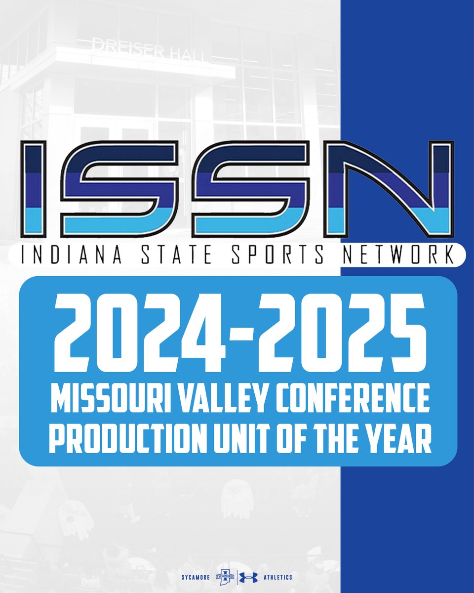 Indiana State Athletics (@indstathletics) on Twitter photo Congratulations to <a href="/IndStSportsNet/">Indiana State Sports Network</a> on being named the #MVC Production Unit of the Year as honored by the Missouri Valley Conference office on Wednesday!
We appreciate all of your work on #ValleyonESPN and cannot wait to get back after it for the 2025-26 year
#MarchOn Congratulations to <a href="/IndStSportsNet/">Indiana State Sports Network</a> on being named the #MVC Production Unit of the Year as honored by the Missouri Valley Conference office on Wednesday!
We appreciate all of your work on #ValleyonESPN and cannot wait to get back after it for the 2025-26 year
#MarchOn