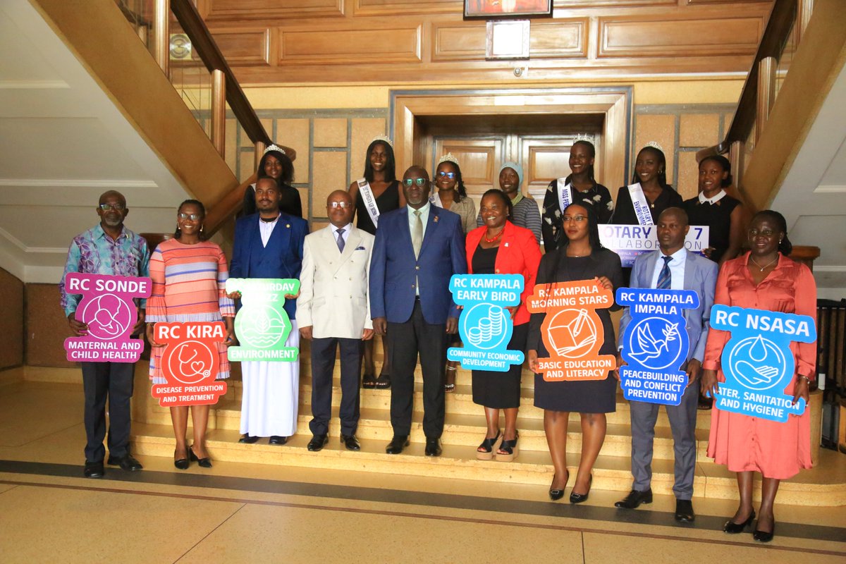 Owek. Robert Wagwa Nsibirwa assured Buganda Kingdom’s commitment to offer all the needed support, guidance &amp; collaboration to the 7 converged Rotary Clubs to ensure the campaign’s success. This was a reminder that when we all unite for a great initiative, nothing is beyond reach.