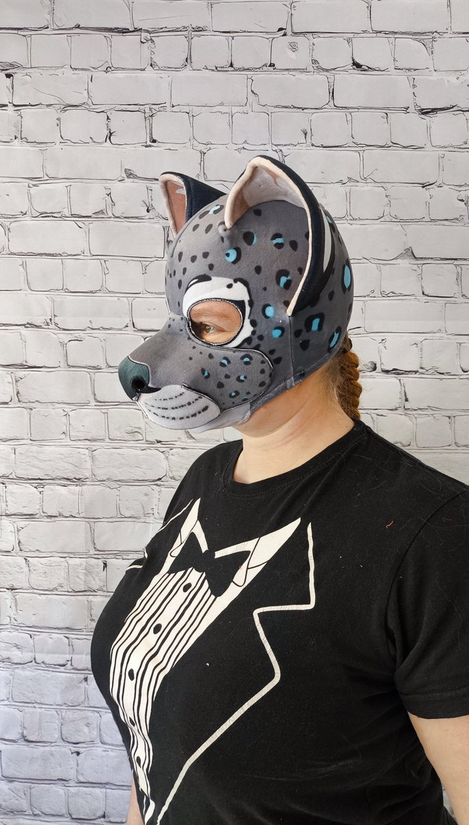Irbis_Midnay's tweet image. Ice Leopard Mask.