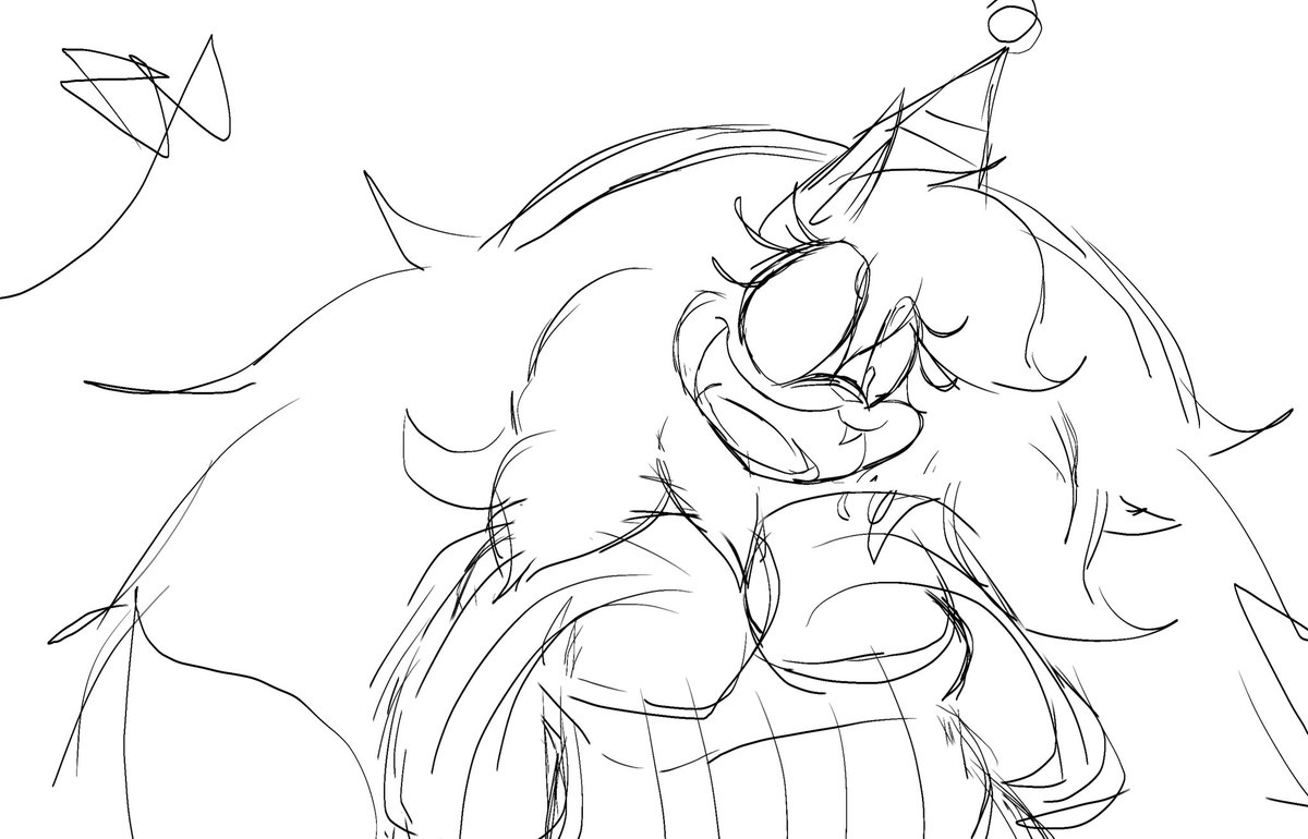 ray238422's tweet photo. @RabbitSeasonArt Rushed sketch, happy birthday to you https://t.co/G9xfSKqzJ9
