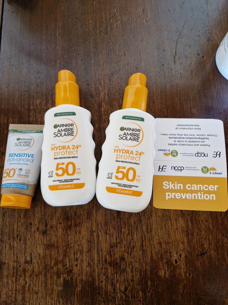Patrick Mc Carthy (@2pintpaddy) on Twitter photo Got 3 free bottles of suncream from Drinagh central today , fantastic to see Drinagh promoting been sunsmart in relation to farmers using sun cream while working outdoors
<a href="/Drinaghagri/">Drinagh Agribusiness</a> #SunSmart #SkinCancerPrevention #HSE Got 3 free bottles of suncream from Drinagh central today , fantastic to see Drinagh promoting been sunsmart in relation to farmers using sun cream while working outdoors
<a href="/Drinaghagri/">Drinagh Agribusiness</a> #SunSmart #SkinCancerPrevention #HSE