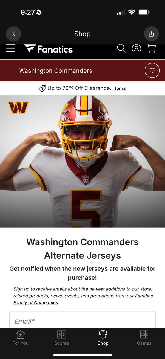 EricFlackTV's tweet image. And for those already grabbing for their wallets…. notifications for the new retro jersey sales through a sign up at Fanatics.