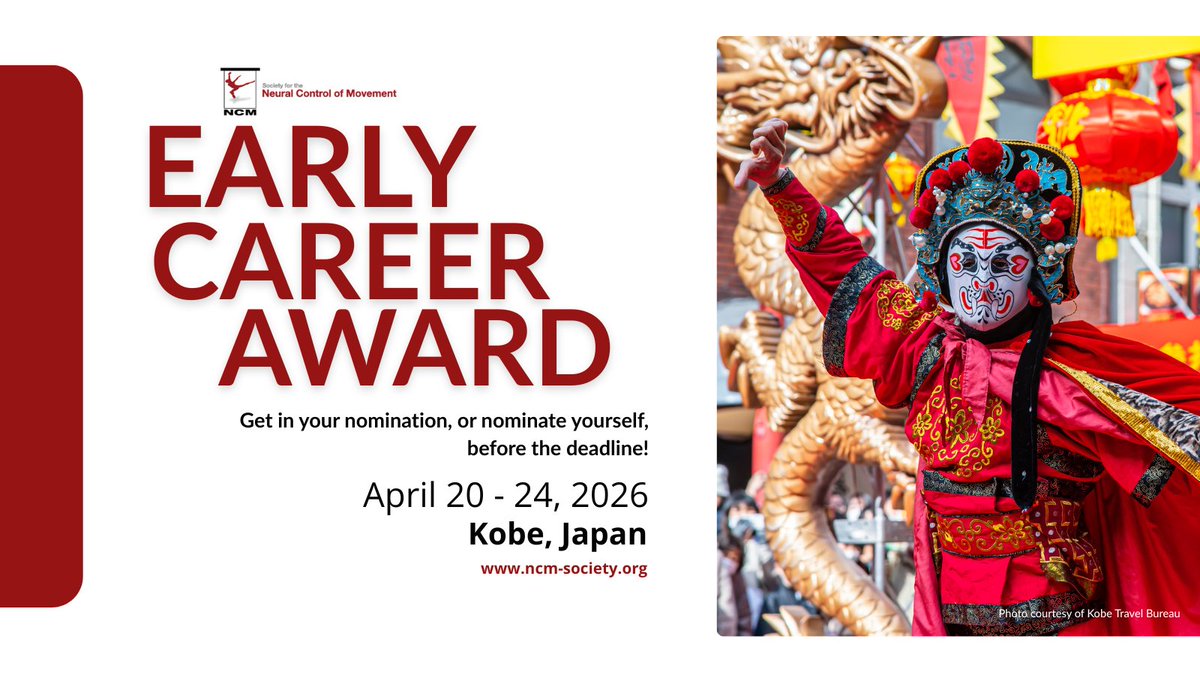 ncm_soc's tweet image. Apply or nominate someone for the #NCMKobe26 Early and Distinguished Career Awards!
Deadline for submissions is Sept 8.
ncm-society.org/awards/