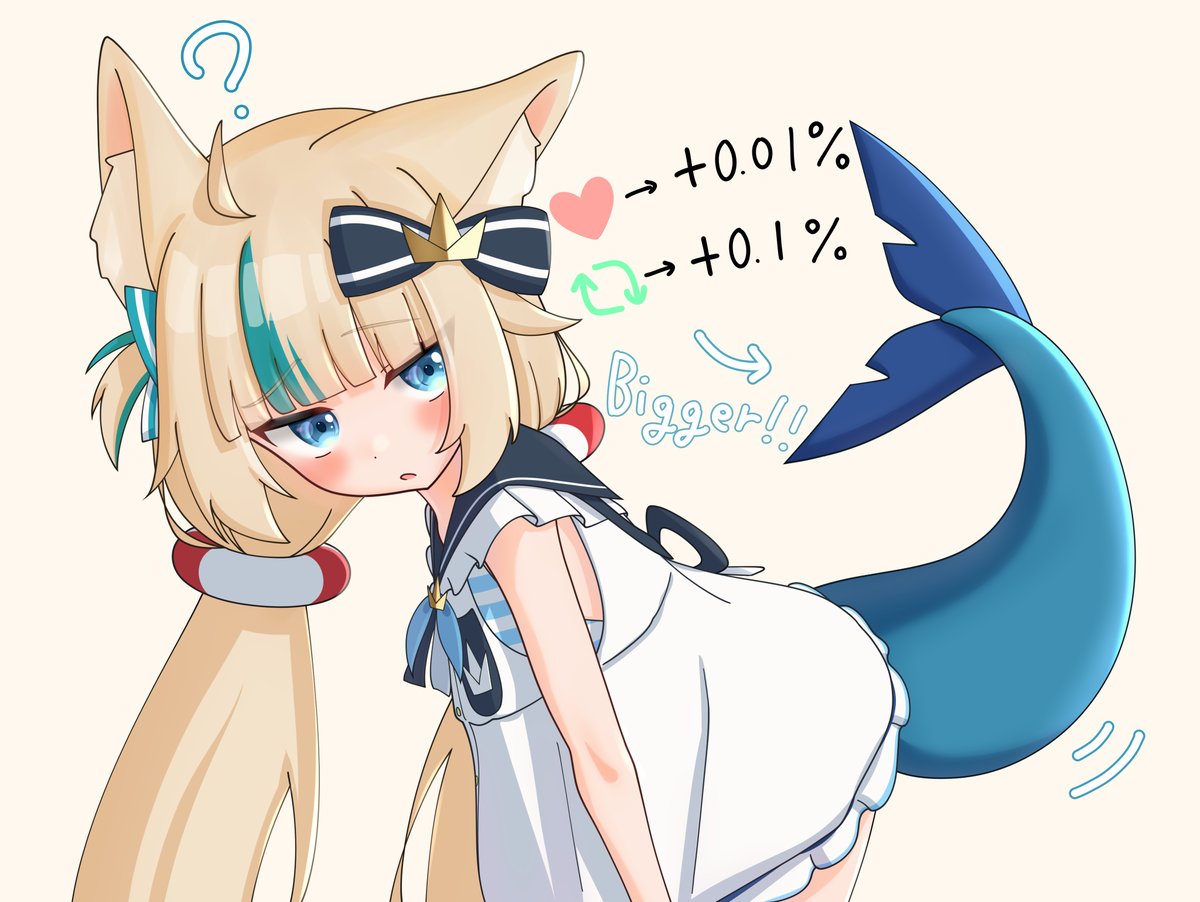 AkuruAtsu's tweet photo. The big tail is the best, ...right?🐟💙
#sabart https://t.co/vv7AtwsUL2