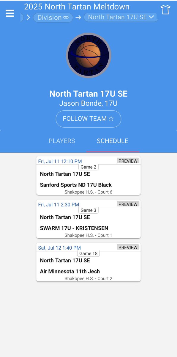 NORTHTARTAN-SE 2026 (@nt_2026_se) on Twitter photo Down to the last 2 tournaments with this crew! North Tartan Meltdown this weekend! #family #weoverme <a href="/Lauren_Hust/">Lauren Hust</a> <a href="/AubrieKlug22/">Aubrie Klug</a> <a href="/JessicaFisher30/">Jessica Fisher</a> <a href="/BrettonNadia/">Nadia Bretton</a> <a href="/happel_nadia/">NADIA HAPPEL</a> <a href="/claire_sch63834/">Claire Schwarz</a> <a href="/Delilah_Benj/">Delilah Benjamin</a> <a href="/Faith_Bonde/">Faith Bonde</a> <a href="/jessie_stendel/">Jessica Stendel</a> <a href="/jason_bonde/">Jason bonde</a> Down to the last 2 tournaments with this crew! North Tartan Meltdown this weekend! #family #weoverme <a href="/Lauren_Hust/">Lauren Hust</a> <a href="/AubrieKlug22/">Aubrie Klug</a> <a href="/JessicaFisher30/">Jessica Fisher</a> <a href="/BrettonNadia/">Nadia Bretton</a> <a href="/happel_nadia/">NADIA HAPPEL</a> <a href="/claire_sch63834/">Claire Schwarz</a> <a href="/Delilah_Benj/">Delilah Benjamin</a> <a href="/Faith_Bonde/">Faith Bonde</a> <a href="/jessie_stendel/">Jessica Stendel</a> <a href="/jason_bonde/">Jason bonde</a>