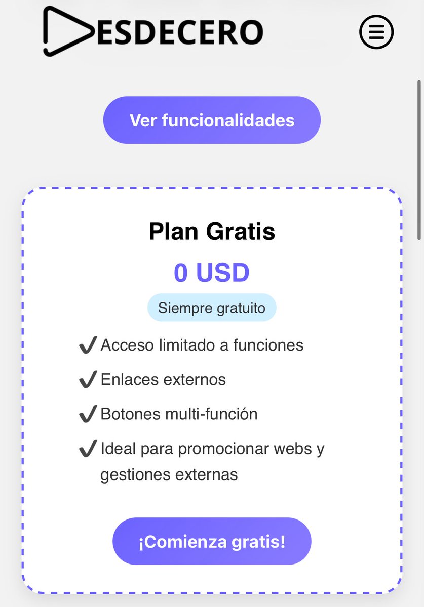 desdecero_io's tweet photo. Ya está disponible el plan gratuito para creadores, tiendas online o servicios!

Con el podrán centralizar enlaces y crear una tienda online con enlaces de pago externos 🙌 https://t.co/YeWlWbKr5c