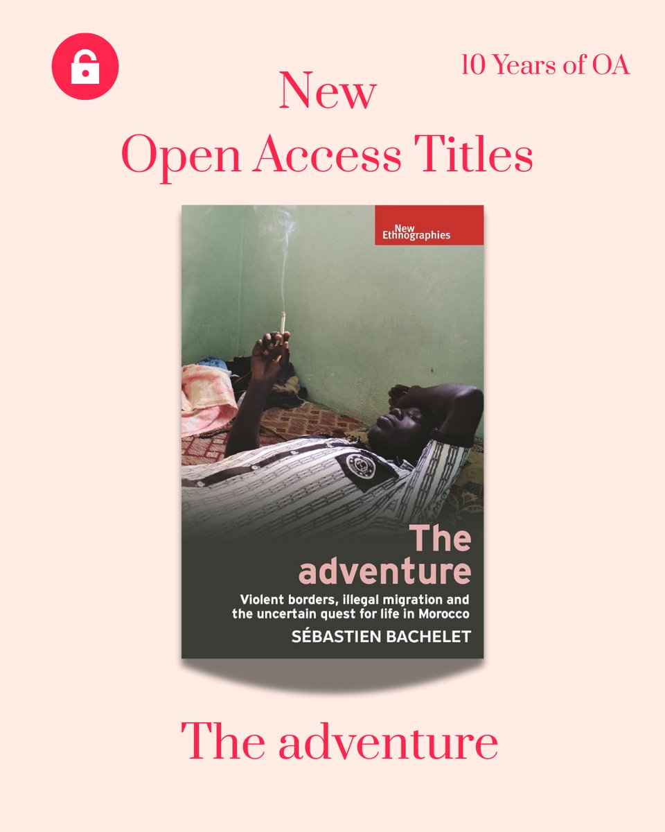 ManchesterUP's tweet photo. More #OpenAccess titles now unlocked!🔓

Racist and anti-racist heathenry and occultism in Britain, the struggles of stranded migrants in Morocco, and oral/personal histories of industrial and ex-industrial communities.

All now available on Manchesterhive🐝

#OA #10YearsOfOA https://t.co/kRFi5En6OO