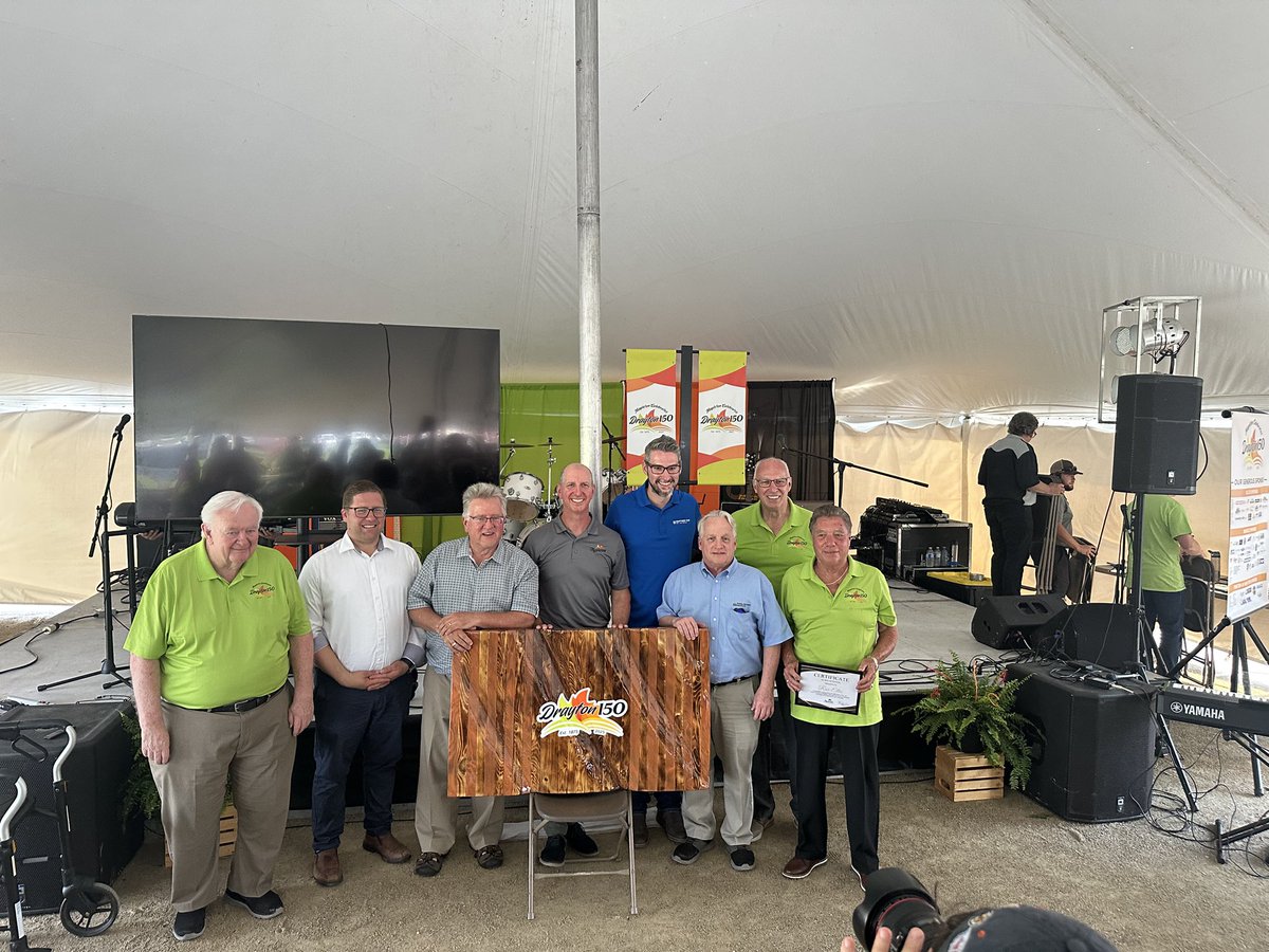 Senator Rob Black (@senatorrobblack) on Twitter photo In late June, I had the opportunity to celebrate the 150th anniversary of the Village of Drayton, ON, in the <a href="/MapletonTwp/">Township of Mapleton</a>. This milestone honours this historical and spirited community that has embodied resilience, pride and strength for the last 150 years! Congratulations and In late June, I had the opportunity to celebrate the 150th anniversary of the Village of Drayton, ON, in the <a href="/MapletonTwp/">Township of Mapleton</a>. This milestone honours this historical and spirited community that has embodied resilience, pride and strength for the last 150 years! Congratulations and