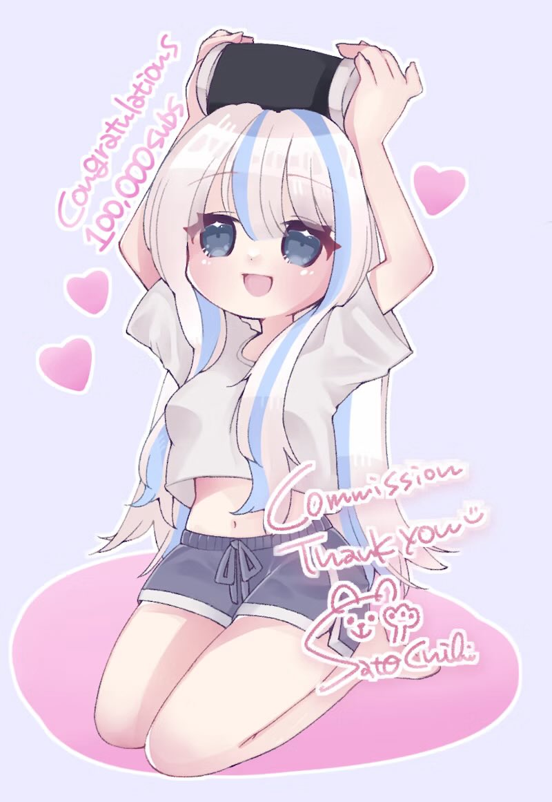 8f_k1's tweet photo. 視聴者さんからお祝いイラストをいただきました🎉

すっっごくかわいい〜！
3dio(約13万)を頭の上に乗せてるあたりめちゃめちゃ嬉しそうなのが伝わります…！！
落とすなよ🥹

JAYさん、小桃ちび(@SatoBear_ )さん、ありがとうございます🫶🏻︎ https://t.co/qEm7jRQgDV