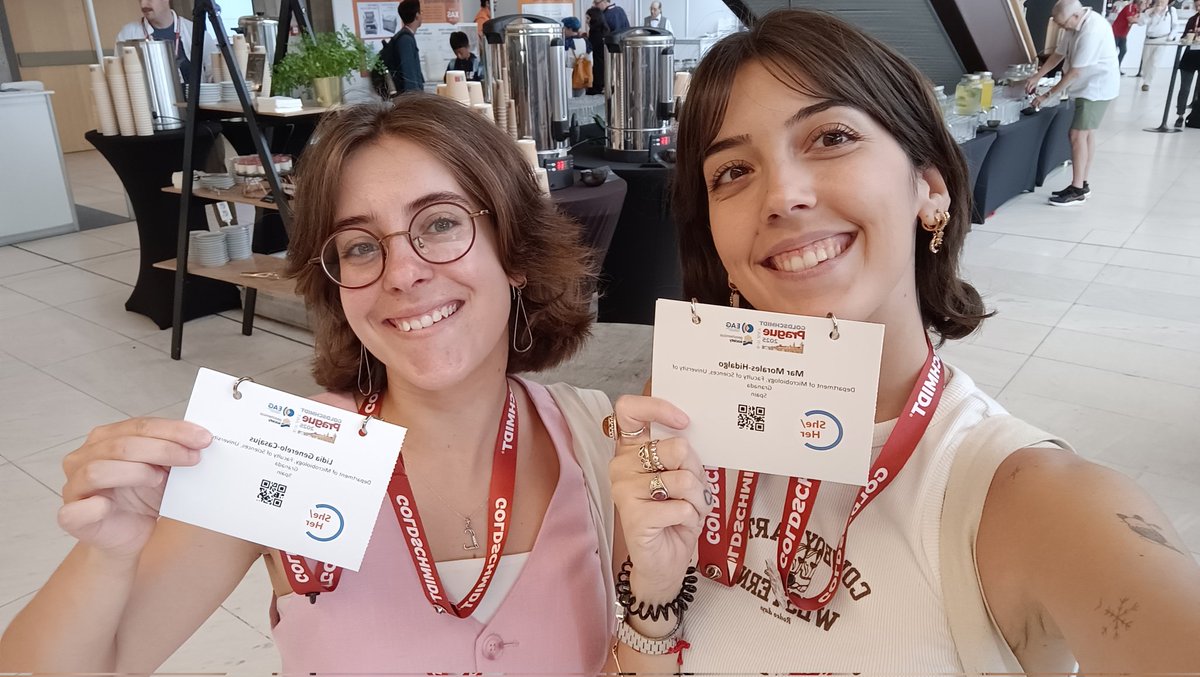 microlab103's tweet image. This week, @maarmh and Lidia are attending the #Goldschmidt2025 Conference in Prague! They’re presenting exciting new research on the microbiology of deep geological nuclear waste repositories, shedding light on how microbes behave in extreme, long-term storage environments. 🦠☢️