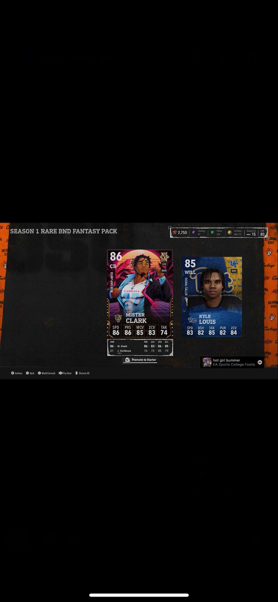 MegaTron_MUT_81's tweet photo. @Zirksee early access FP complete, this was my BND reward pack https://t.co/ro1CFLPAkL
