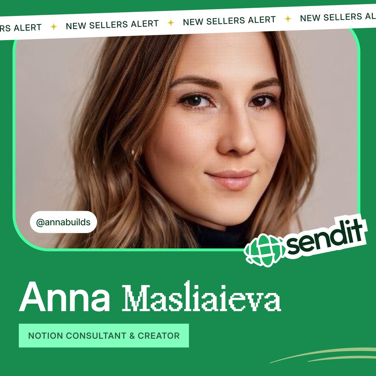 Sendit (@senditmarkets) on Twitter photo New Seller Alert!✨
Name: Anna Masliaieva (X: <a href="/anna_builds/">Anna | Notion Consultant & Creator</a>)
Expertise: Notion Consultant & Creator for businesses and individuals
Product Type: Notion templates designed to simplify your lifestyle and business
🧵Check out her products.👇🏻 New Seller Alert!✨
Name: Anna Masliaieva (X: <a href="/anna_builds/">Anna | Notion Consultant & Creator</a>)
Expertise: Notion Consultant & Creator for businesses and individuals
Product Type: Notion templates designed to simplify your lifestyle and business
🧵Check out her products.👇🏻
