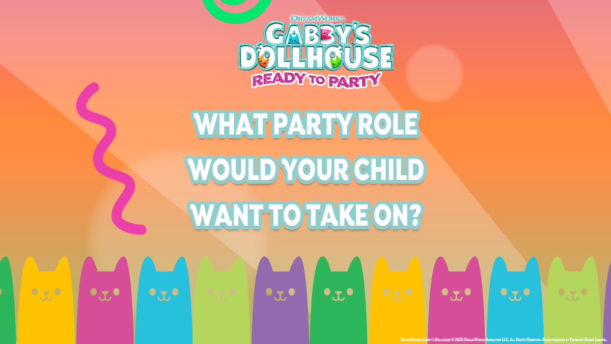 Outright_Games's tweet image. What role does your kid play at the party? Swipe through and drop your pick in the comments 👇.
DreamWorks Gabby’s Dollhouse: Ready to Party video game 🪩😸 Out September 19th.
Learn more 👉 bit.ly/4kvuxSD
#GabbysDollhouseReadyToParty #GabbysDollhouse #DreamWorks