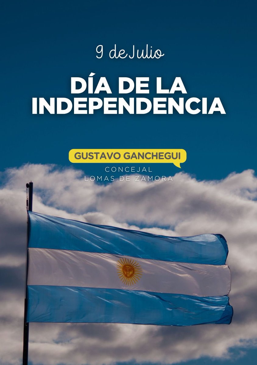 Feliz #DiaDeLaIndependencia 🇦🇷