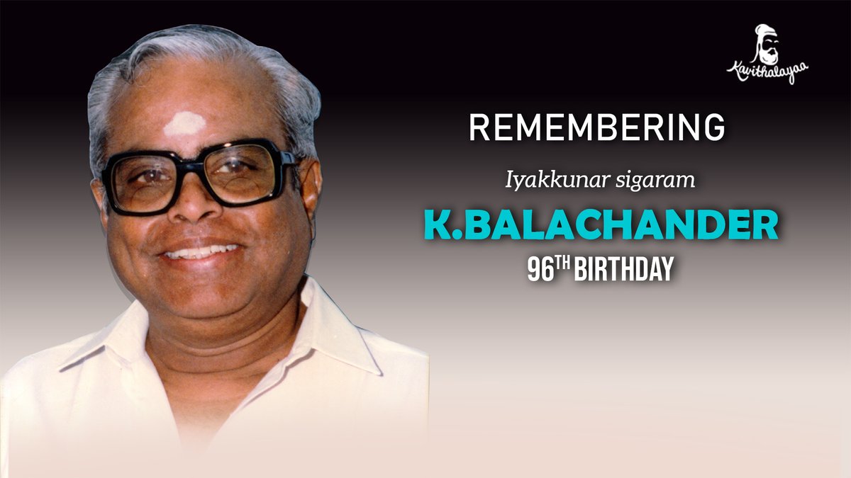 Remembering Iyakkunar Sigaram K. Balachander 96th Birthday Special

youtube.com/watch?v=tYFVRy…

Ever grateful for your blessings to carry on your legacy
#kavithalayaa #pushpakandaswamy #kb #kbalachander #kbalachandermovies #movies #kbmovies #kavithalayaamovies #Tamilcinema