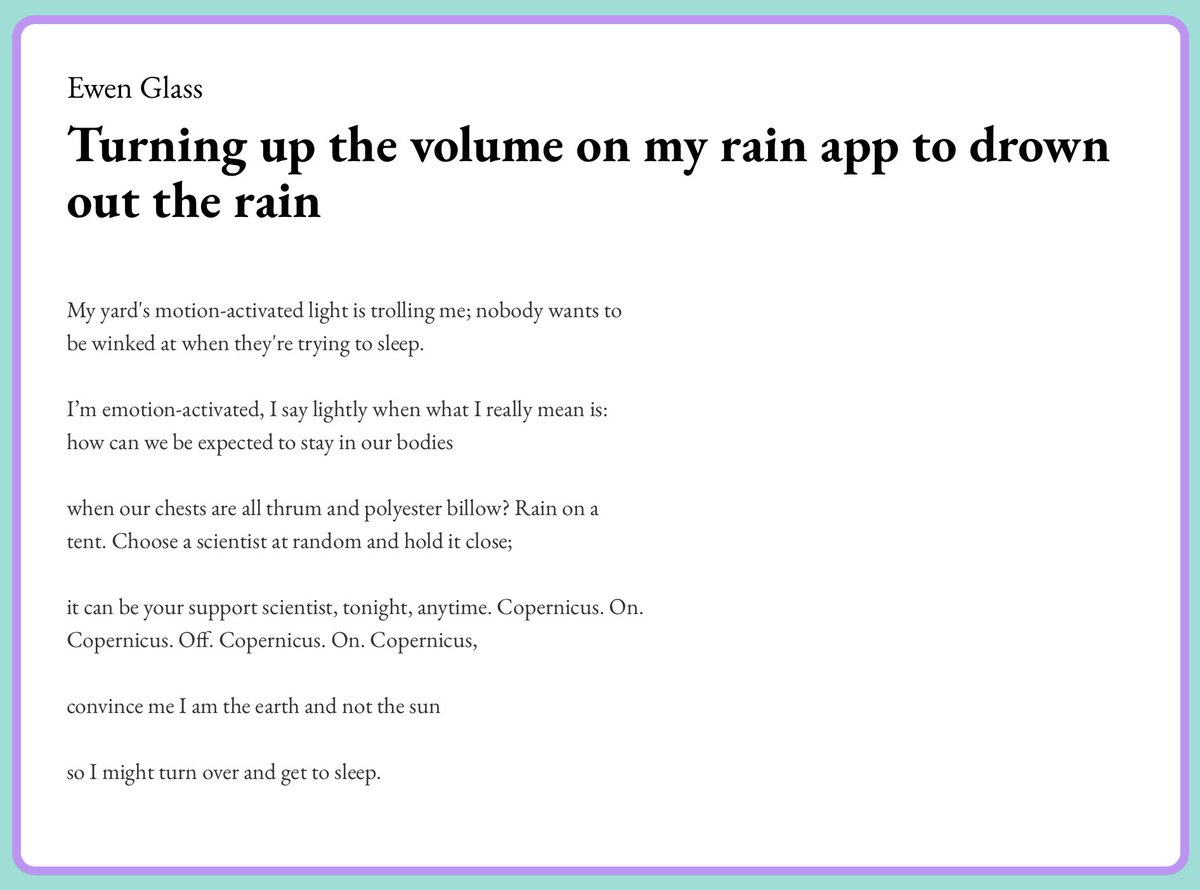 ewenglass's tweet image. Thanks so much to @zreayellers for publishing this one; @dishsoapquart has something brilliant up every week!